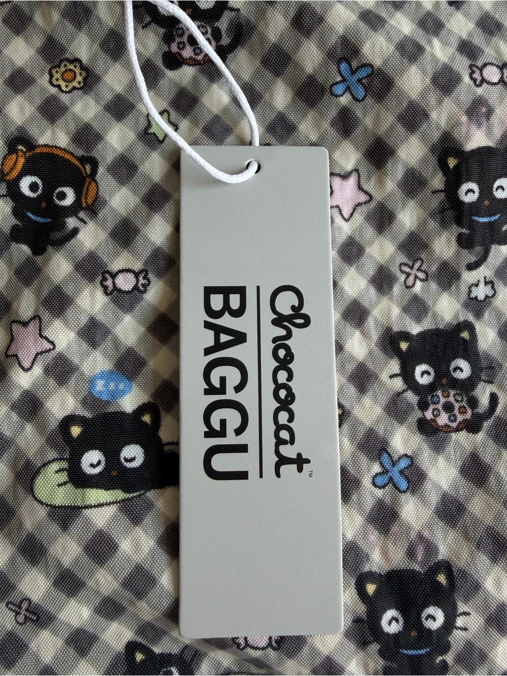 NWT BAGGU Chococat Medium Crescent Bag - Picture 3 of 7